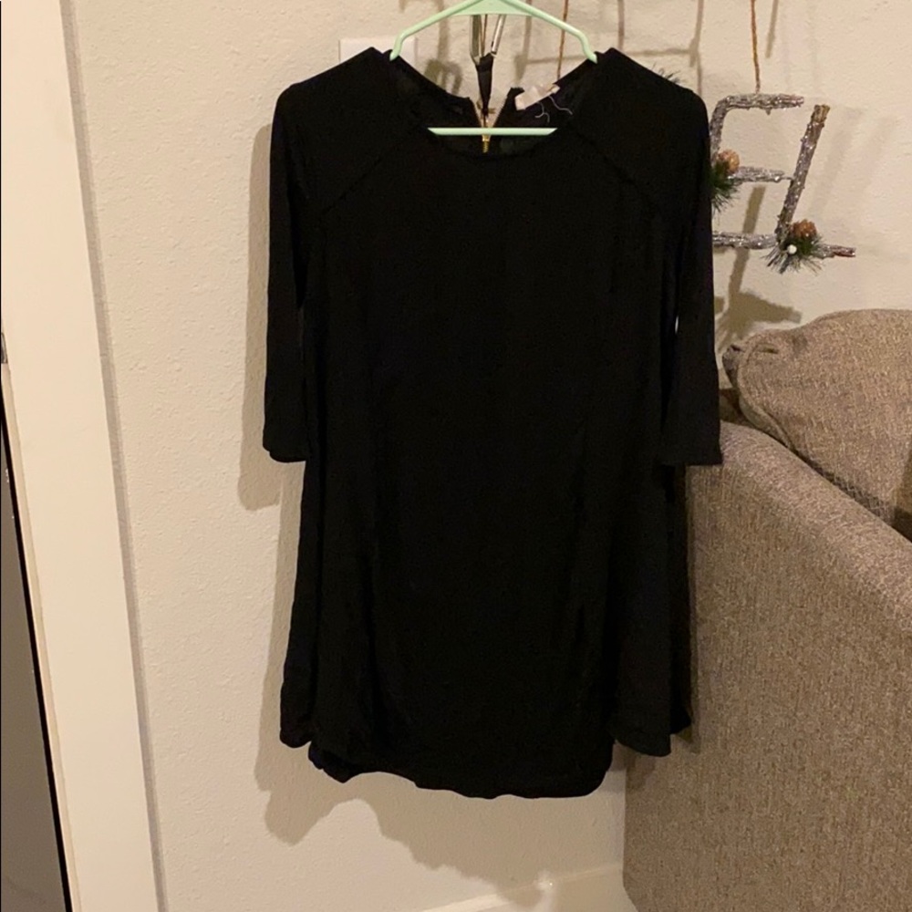 Black medium length altard state dress